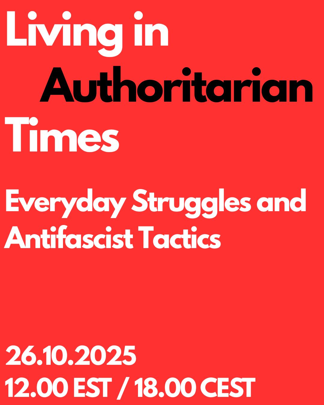 Authoritarian Times 1